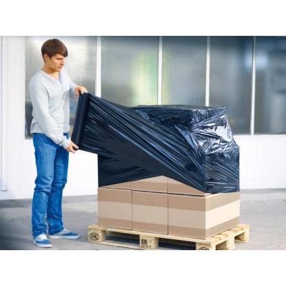 LUX-TOOLS Raztegljiva folija 120 m x 0,5 m Črna
