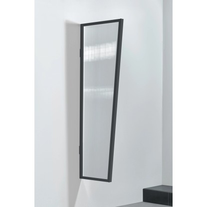 Gutta Stranska obloga za B2 PC prozoren antracit 175 cm x 60 cm x 45 cm