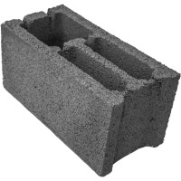 Oblak Opečno-betonski vogalnik 19 cm x 19 cm x 39 cm cementno siva