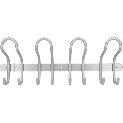 Siro Letvica s kljukicami 1783 kovina aluminij dolžina 400 mm 8 kavljev