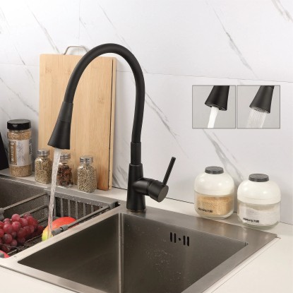 Inter Ceramic Kuhinjska armatura Havana črna