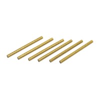 LUX-TOOLS Vložki za vroče lepljenje zlati Ø 8 mm 12 kosov