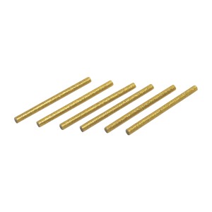 LUX-TOOLS Vložki za vroče lepljenje zlati Ø 8 mm 12 kosov