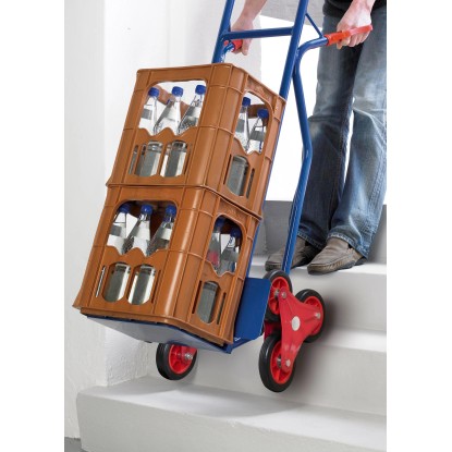 Pro-Bau-Tec Voziček za vreče za premikanje po stopnicah Jeklo Nosilnost 150 kg