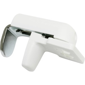 Gardinia Vpenjalni nosilec za plise zaveso bela