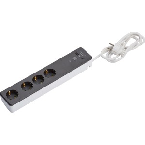 Brezžični namizni električni razdelilnik s 4 vtičnicami in WiFi