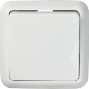 OBI Izklopno/preklopno stikalo Penelope Polarno bele barve z okvirjem