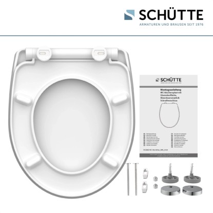 WC-deska Schütte Relaxing Frog duroplast avtomatsko spuščanje hitro odpenjanje