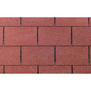 Guttatec Bitumenska skodla pravokotna rdeča