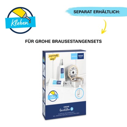 Grohe Komplet nosilcev za prho Vitalio Start 110 Duo Krom 2 vrsti toka
