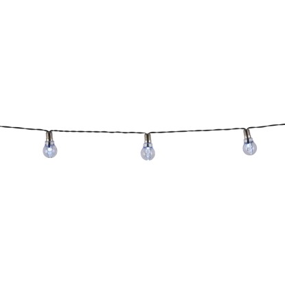Solarna svetlobna LED-veriga Hladno bela 10 LED-sijalk