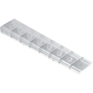 Hettich Podložna zagozda lomljiva 20 x 100 mm umetna masa prozorna 4 kos