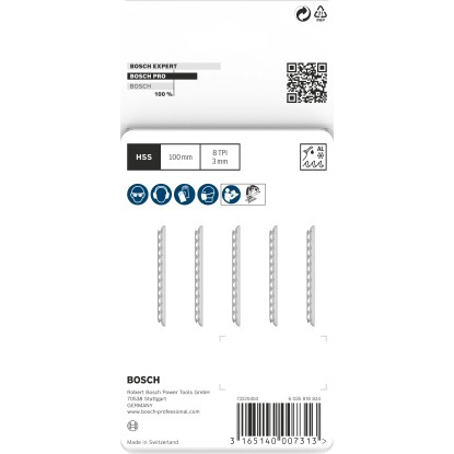 Bosch List za vbodno žago T 127 D 3 kosi