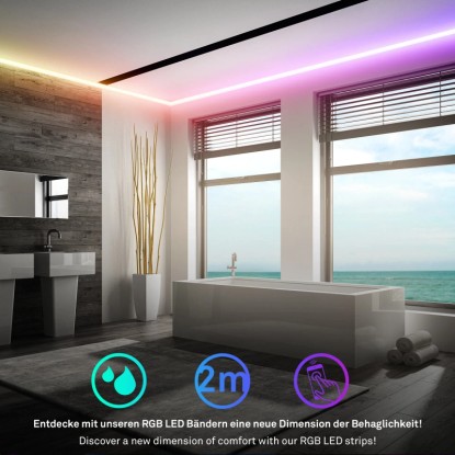 Briloner Pimp your Stripe Začetni komplet pametnega LED-traka Smart RGB/W 2 m