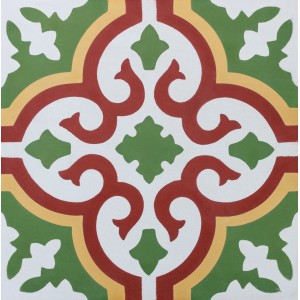 Dekorativna ploščica Marokko Nador zelena 20 cm x 20 cm