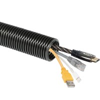 D-Line Cev za kable Ø 25 mm črna 1,1 m