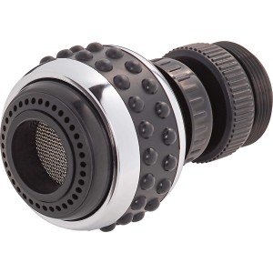 Varčevalna kuhinjska prha M22/M24 kromirana črna