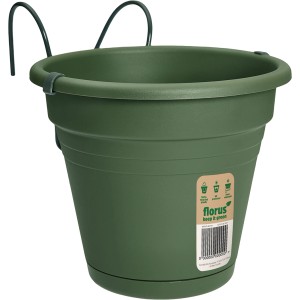 Florus Balkonski lonec s držalom zelen Ø 20 cm