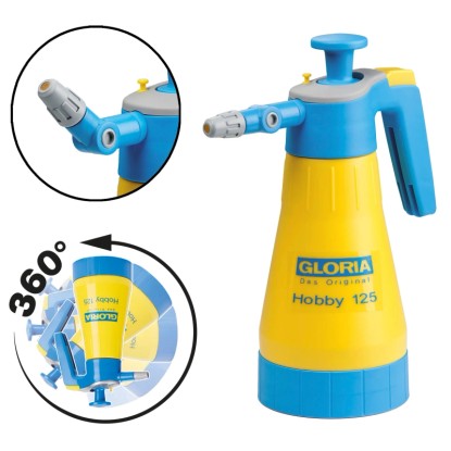 Majhen tlačni pršilnik Gloria Hobby 125 Flex 1,25 l