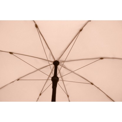 Balkonski senčnik Hernando Ø 200 cm Bež s potisno funkcijo Push-Up