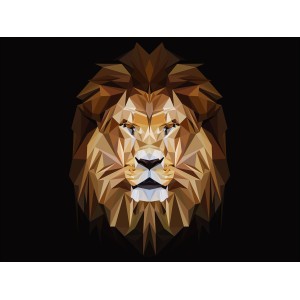 Slika na platnu Abstraktna živalska glava II 116 cm x 84 cm