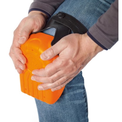 LUX-TOOLS Ščitnik za koleno z zglobom Comfort Oranžen