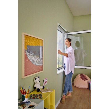 tesa Insect Stop Zaščita proti mrčesu okvir s sponkami za okno 1,00 x 1,20 m