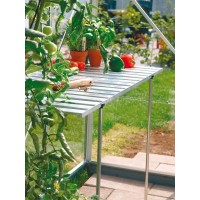 Aluminijasta miza 120 cm x 56 cm Gola alu-površina zložljiva