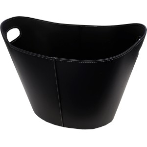 Firefix Košara za polena usnjena 31 cm x 39 cm x 39 cm