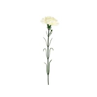 Umetni nagelj bel 54 cm