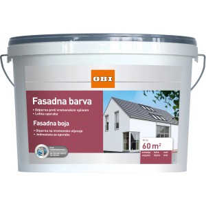 OBI Fasadna barva mat bela 10 l