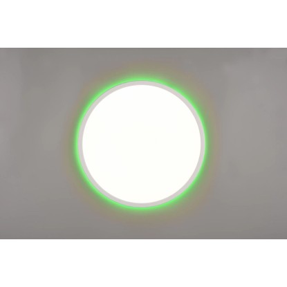 Reality Stropna LED-svetilka Aureo bela mat 2,5 x 40 x 40 cm