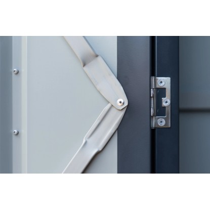 Globel kovinski zidni rastlinjak Lean-To 58 Š x G: 144 cm x 234 cm Antracitna