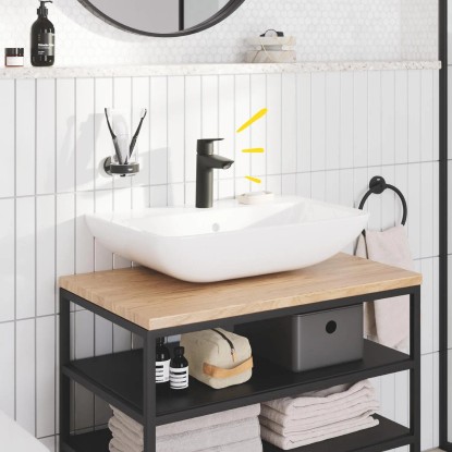 Grohe QuickFix Enoročna armatura za umivalnik Start M-Size črna