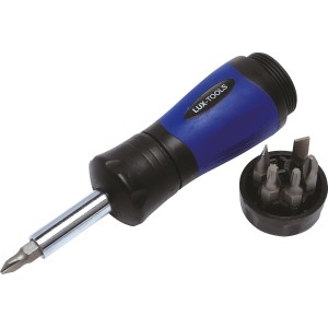 LUX-TOOLS Izvijač s priključkom za nastavke 6-delni