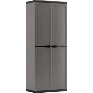 Plastična omara Jolly 68 cm x 166 cm x 39 cm temno siva