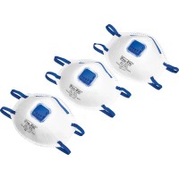LUX-TOOLS Zaščitna maska z ventilom FFP2 (3 kosi)
