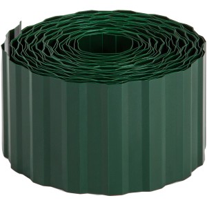 Obroba za trato 9 m x 10 cm zelene barve