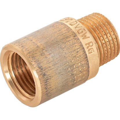 Podaljšek pipe 18,6 mm (Rp 1/2) x 21 mm (R 1/2) Bakrova zlitina 30 mm