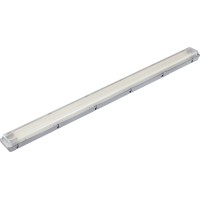 LED svetilka za vlažne prostore 2x24W hladno bela 5100lm IP65 siva pribl. 157cm