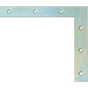 Vogalni kotnik ploščati pocinkani 120 mm x 120 mm x 18 mm