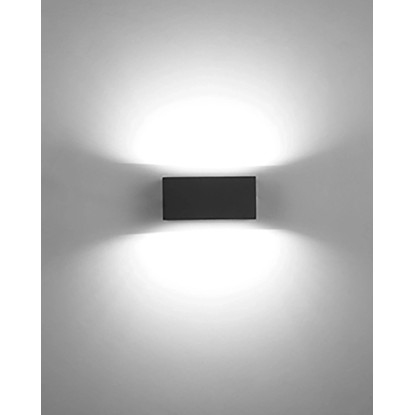Lutec LED zunanja stenska svetilka Gemini antracitna