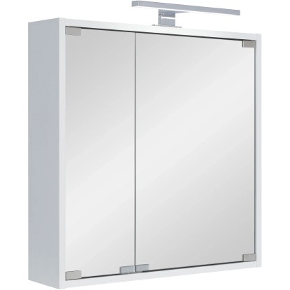 Omara z ogledalom Top I LED bela 60 cm FSC