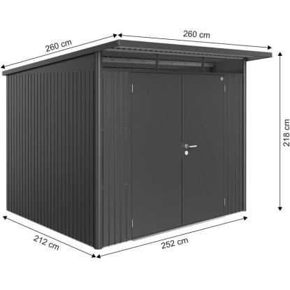 Biohort Vrtna lopa AvantGarde temno siva vel. A6: 260 cm x 260 cm.
