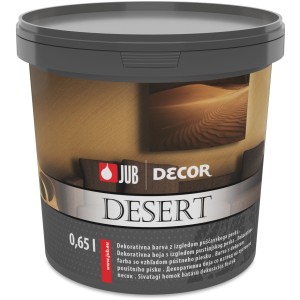 JUB Dekorativna barva Decor Desert izgled puščavskega peska srebrna 650 ml