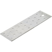 Ploščati spojnik, pocinkan, 200 mm x 60 mm, 10 kosov