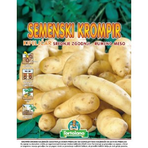 l'ortolano Krompir Kifeljčar beli 80 kos