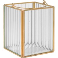 Laterna Modern Antique 13 cm x 10,5 cm x 10,5 cm prozorno-zlata