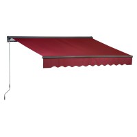 OBI Markiza z zaščitno prevleko Bedford 300 cm x 200 cm, jagodno rdeča
