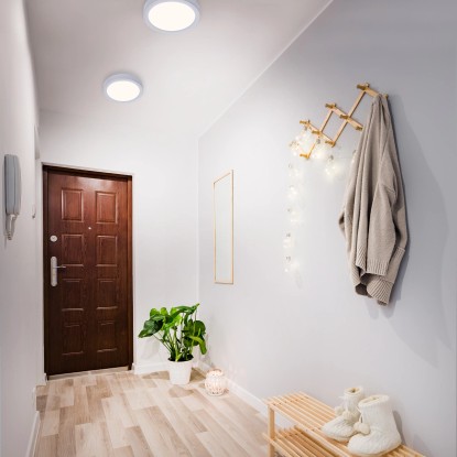 Briloner LED stropna in stenska svetilka Fire mat krom nevtralna bela svetloba